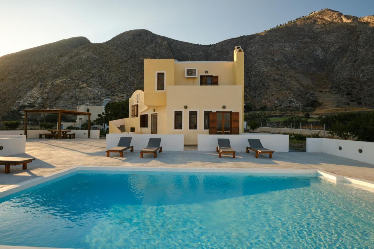 Private Villa Evgenia With Swimming Pool Perissa  Exterior photo
