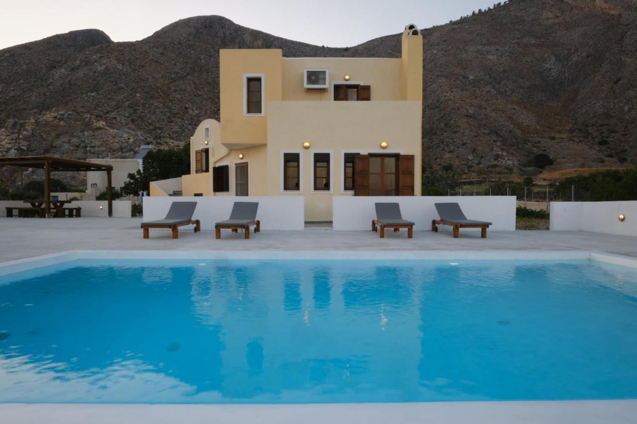 Private Villa Evgenia With Swimming Pool Perissa  Exterior photo