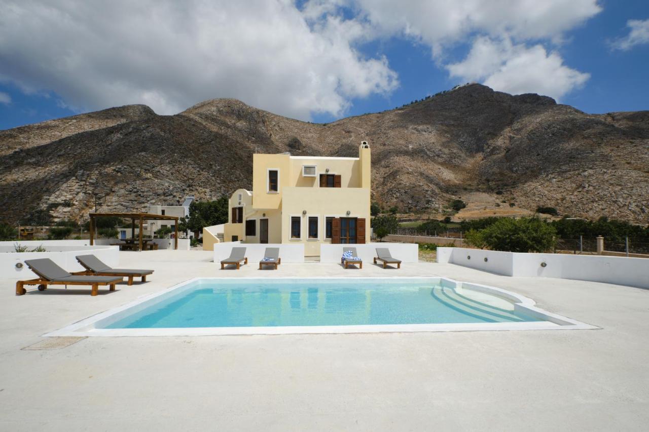 Private Villa Evgenia With Swimming Pool Perissa  Exterior photo